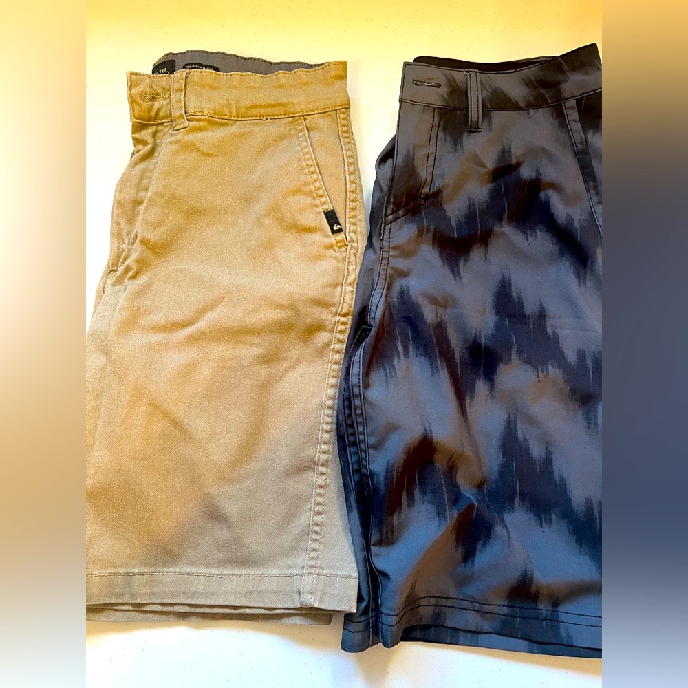 Boys QuickSilver shorts (2 pair)
